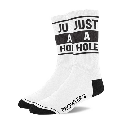 Just A Hole Chaussettes - Blanc/Noir