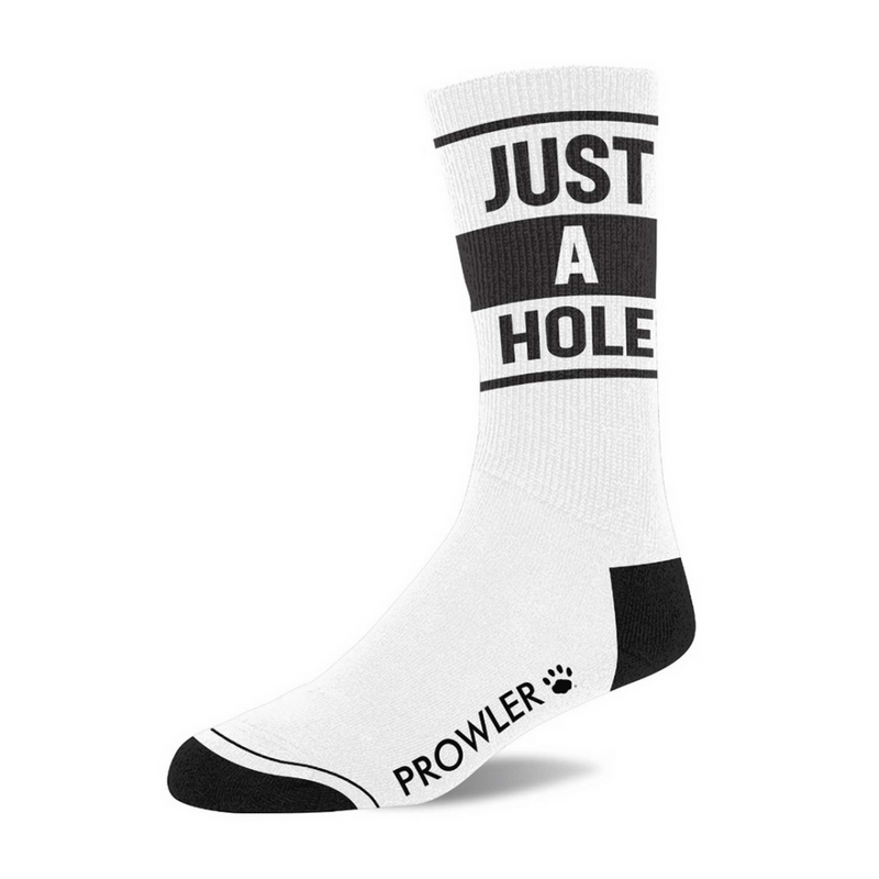 Just A Hole Chaussettes - Blanc/Noir