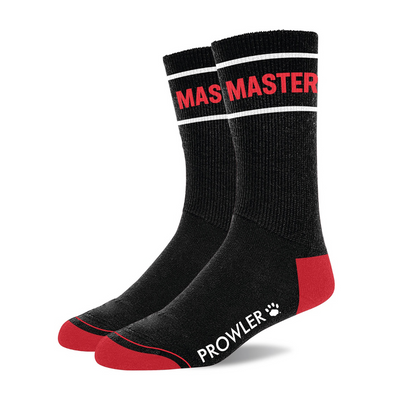 Chaussettes Master - Noir/Rouge