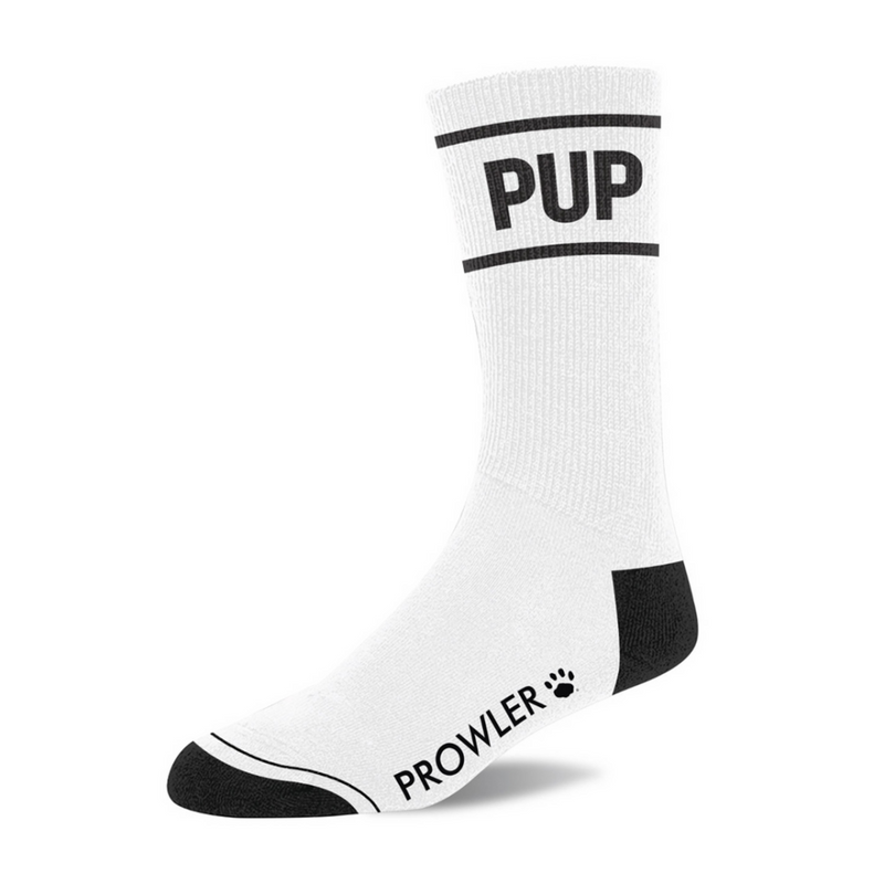 Chaussettes Pup - Blanc/Noir