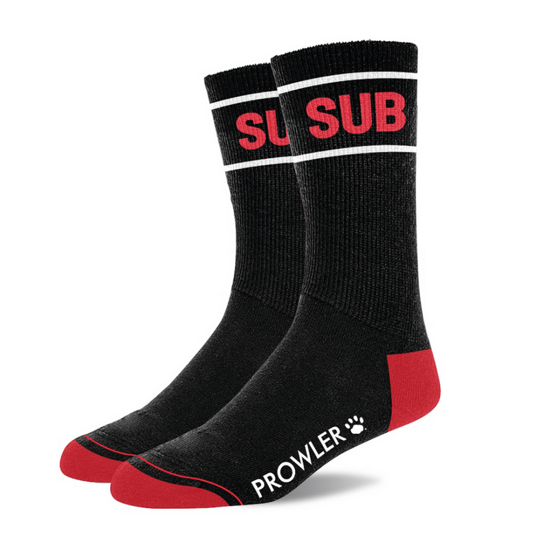 Chaussettes Sub - Noir/Rouge