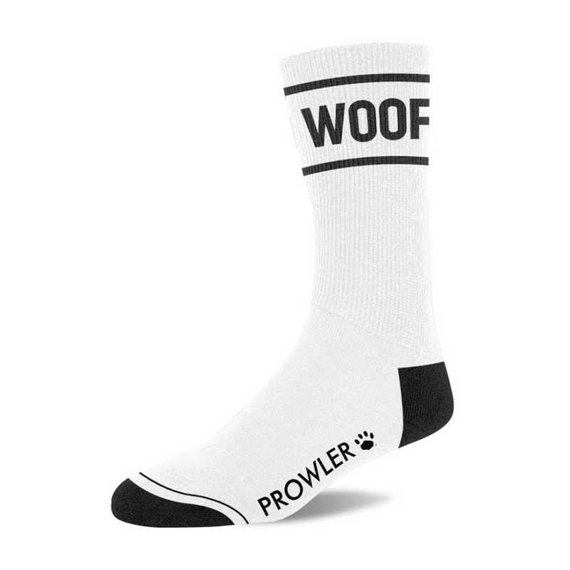 Chaussettes WOOF - Blanc/Noir