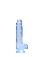 Dildo réaliste avec boules - 6 / 15 cm