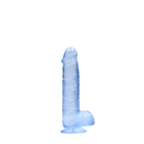 Dildo réaliste avec boules - 6 / 15 cm