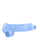 Dildo réaliste avec boules - 6 / 15 cm