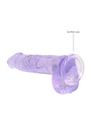 Dildo réaliste avec boules - 6 / 15 cm