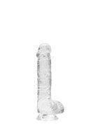 Dildo réaliste avec boules - 6 / 15 cm