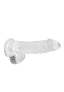 Dildo réaliste avec boules - 6 / 15 cm