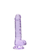Dildo réaliste avec testicules - 7 / 18 cm
