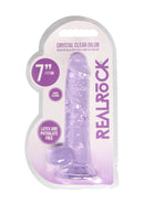 Dildo réaliste avec testicules - 7 / 18 cm
