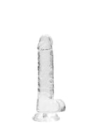 Dildo réaliste avec boules - 7 / 18 cm