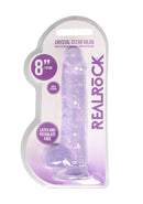 Dildo réaliste avec boules - 8 / 21 cm