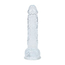 Dildo réaliste avec testicules - 5 / 12,7 cm - Transparent