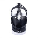 Masque en cuir - Noir