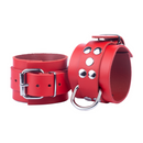 Menottes en cuir ultra - Rouge