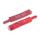 Menottes en cuir ultra - Rouge