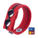 Tippy - Cockring en cuir - Rouge