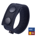 Cocky - Cockring en cuir ajustable - Noir