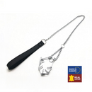 Laisse avec collier pour pénis - Noir/Argent