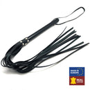 Martinet en bois avec cordes en cuir - 78 cm - Noir