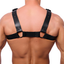 Harnais en cuir Bulldog - S/M - Noir