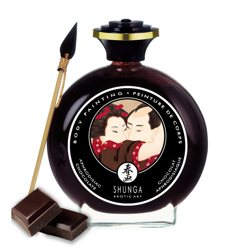 Peinture Corporelle Comestible - Chocolat Aphrodisiaque - 3,5 fl oz / 100 ml