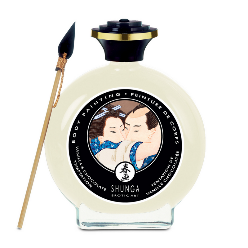 Peinture Corporelle Comestible - Tentations Vanille et Chocolat - 3,5 fl oz / 100 ml