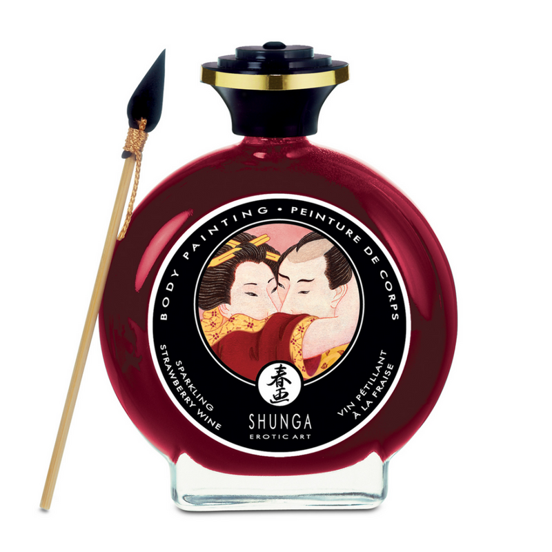 Peinture Corporelle Comestible - Vin Pétillant Fraise - 3,5 fl oz / 100 ml