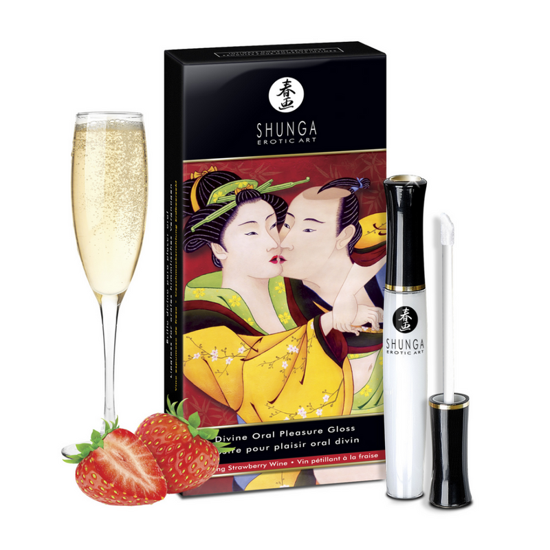 Divine Oral Lipgloss - Vin Pétillant Fraise - 0,33 fl oz / 10 ml