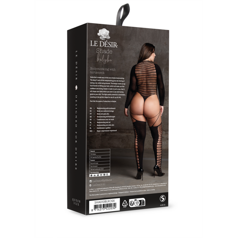 Kalyke XXIII - Bodystocking avec col montant - Grande taille