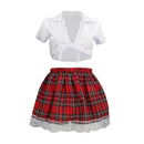 Costume de collégienne - S/M - Blanc