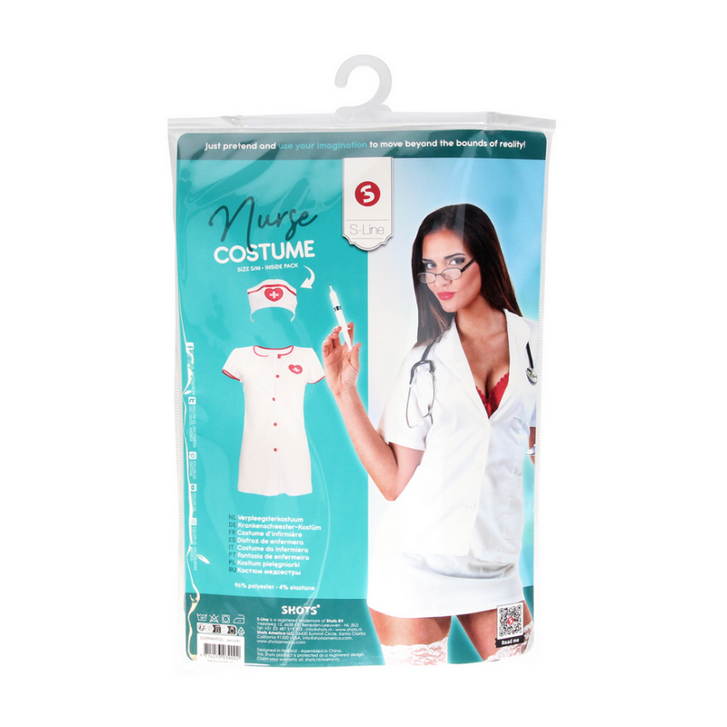 Costume d'infirmière - S/M - Blanc
