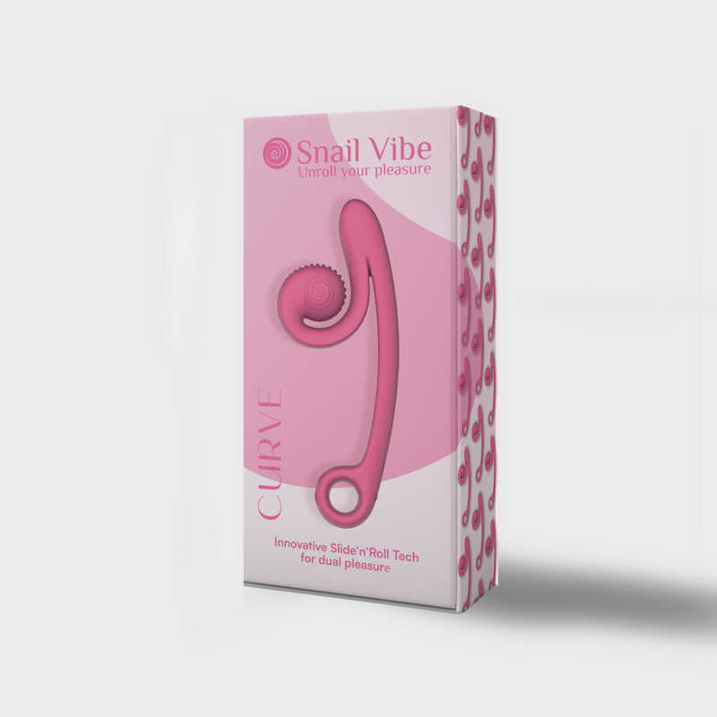 Snail Vibe - Vibrateur Curve - Rose