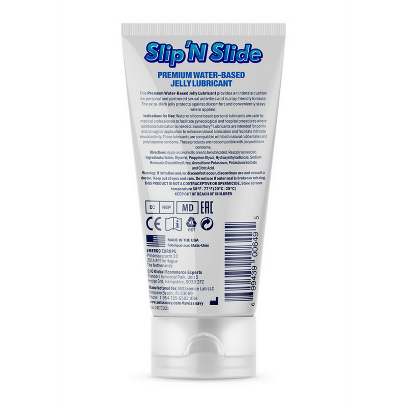 Slip'N Slide Premium - Lubrifiant Jelly - 5 fl oz / 148 ml