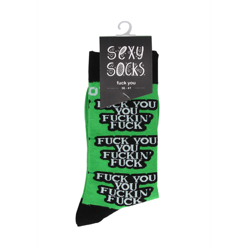 Chaussettes Fuck You - Taille US 2-7,5 / Taille EU 36-41