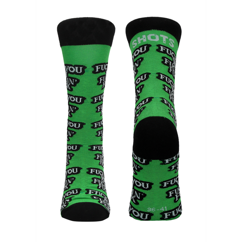 Chaussettes Fuck You - Taille US 2-7,5 / Taille EU 36-41