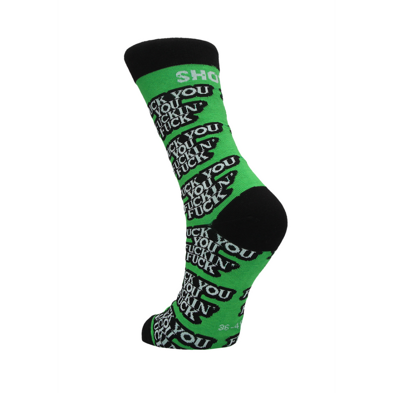 Chaussettes Fuck You - Taille US 2-7,5 / Taille EU 36-41
