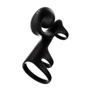 JOVI ARC - Bague de Couple Escargot - Noir Haze