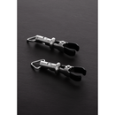 2 pinces à baril avec 3 pierres précieuses