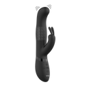 Izara - Vibromasseur Lapin à Perles Rotatives - Noir