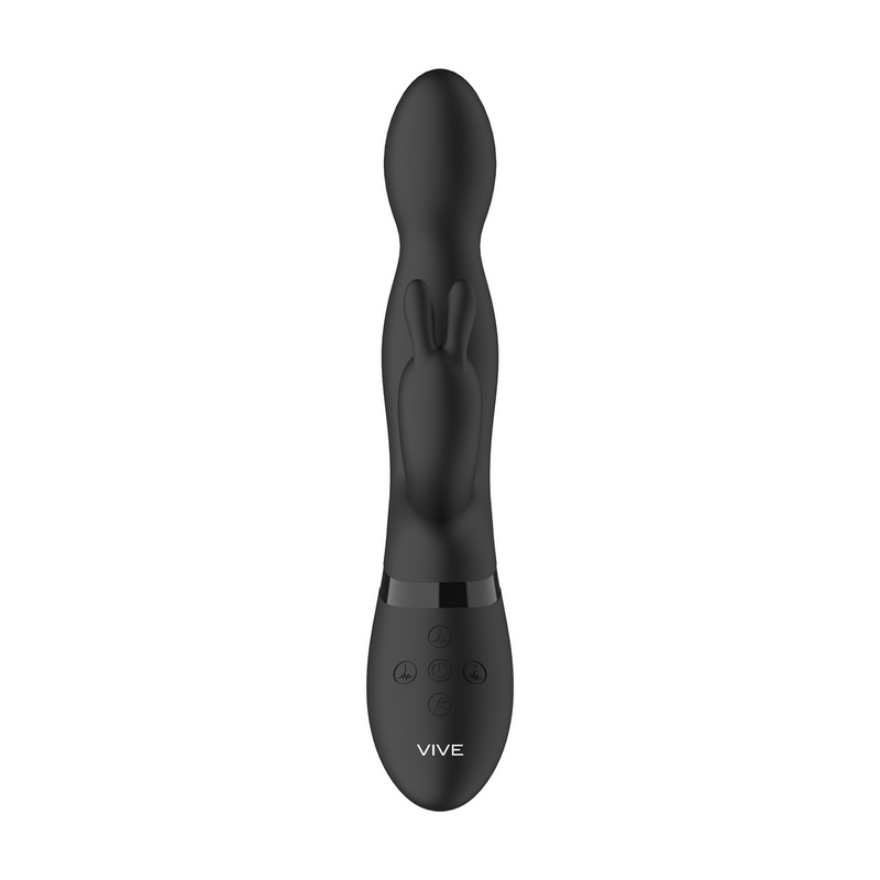 Niva - Vibromasseur Lapin Rotatif - Noir