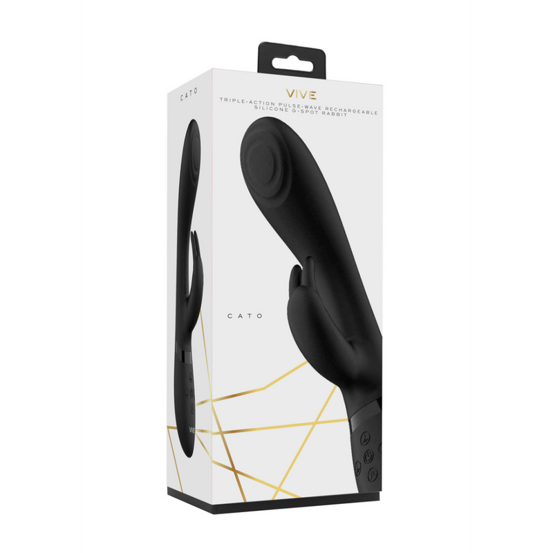 Cato - Pulse G-spot Rabbit - Noir