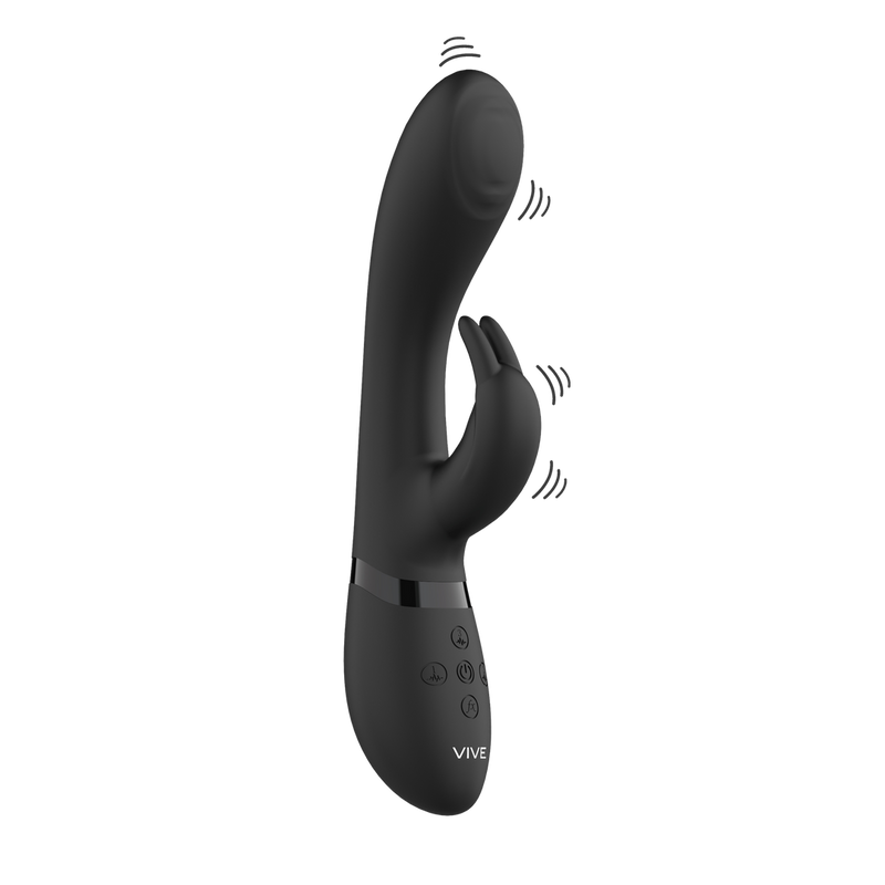 Cato - Pulse G-spot Rabbit - Noir