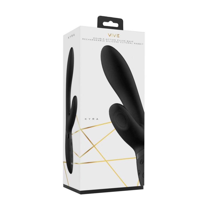 Kyra - Rabbit Clitoridien Pulse - Noir