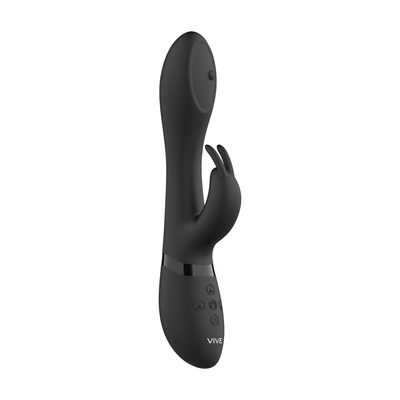 Mira - Rabbit vibrant G-spot rotatif - Noir