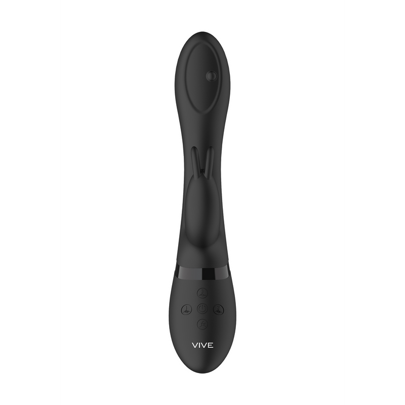 Mira - Rabbit vibrant G-spot rotatif - Noir