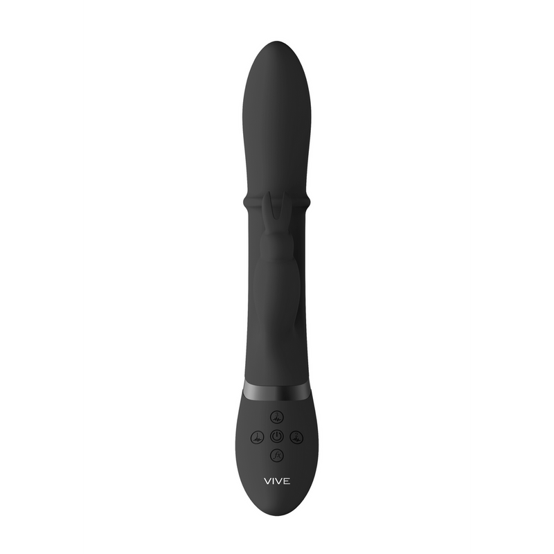 Halo - Anneau Rabbit Vibrateur - Noir