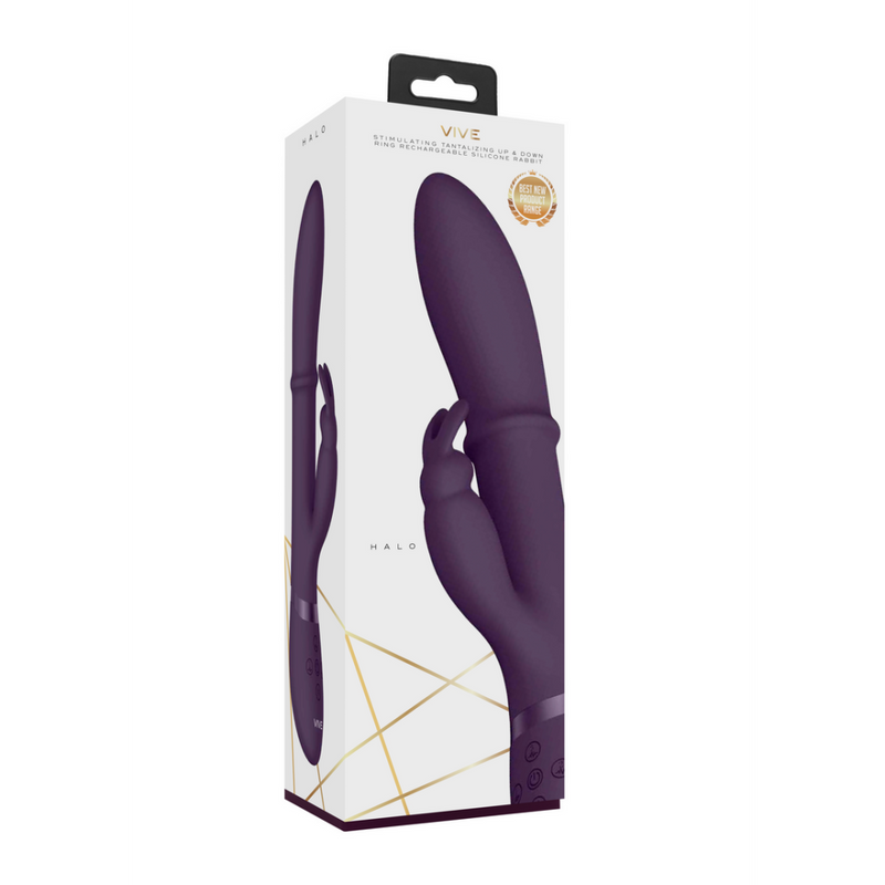 Halo - Anneau Rabbit Vibrateur - Violet