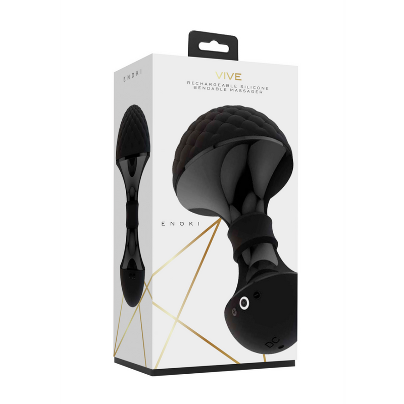 Enoki - Massager Flexible - Noir