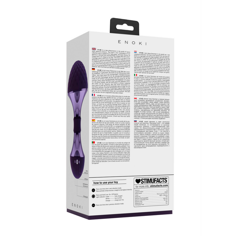 Enoki - Massager flexible - Violet